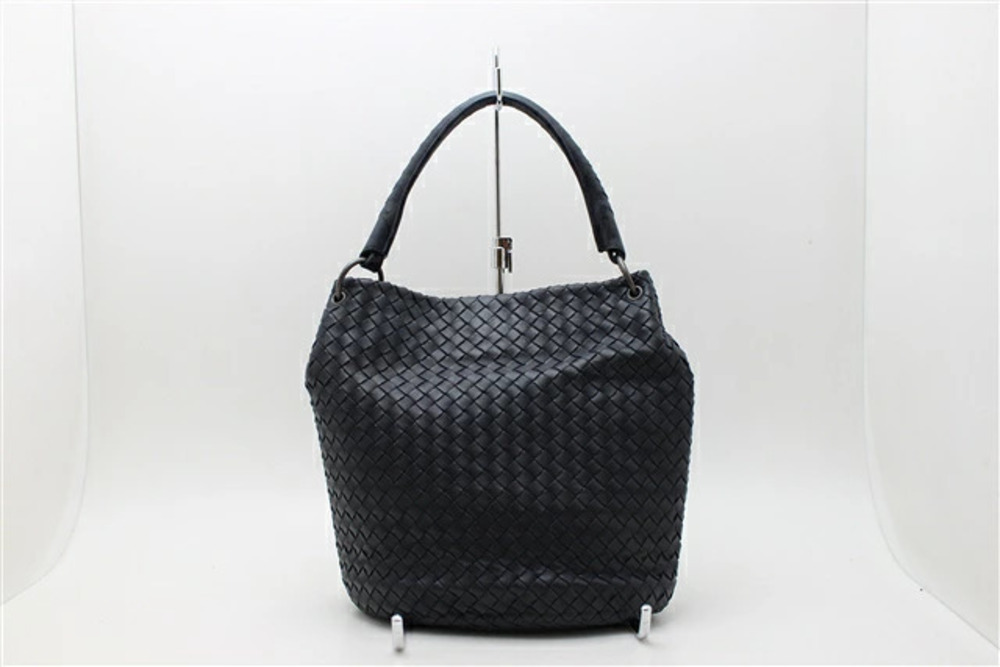 BOTTEGA VENETA Bag Shoulder Calfskin Navy Blue